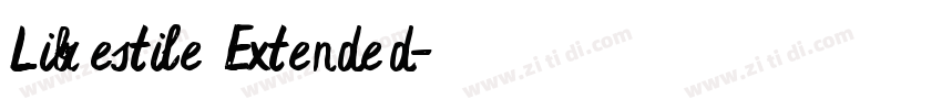 Librestile Extended字体转换